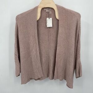 NWT Barefoot Dreams Women's 3X CozyChic Lite Ribbed‎ Cardigan Faded Rose